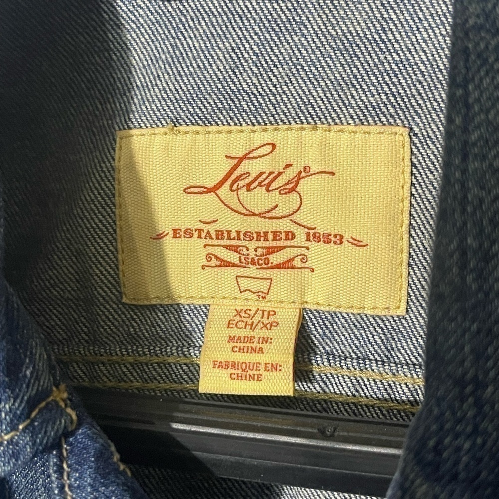 𝅺levi’s Trucker Jacket size XS - Picture 5 of 6
